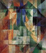 Delaunay, Robert The Window Toward the city oil painting on canvas